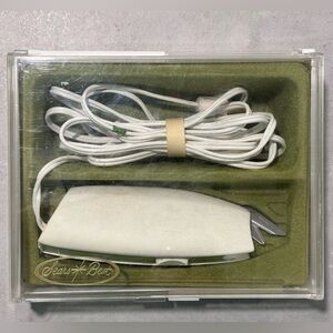 Vintage Sears 2 Speed Lighted Electric Scissors in Case in Like New Condition